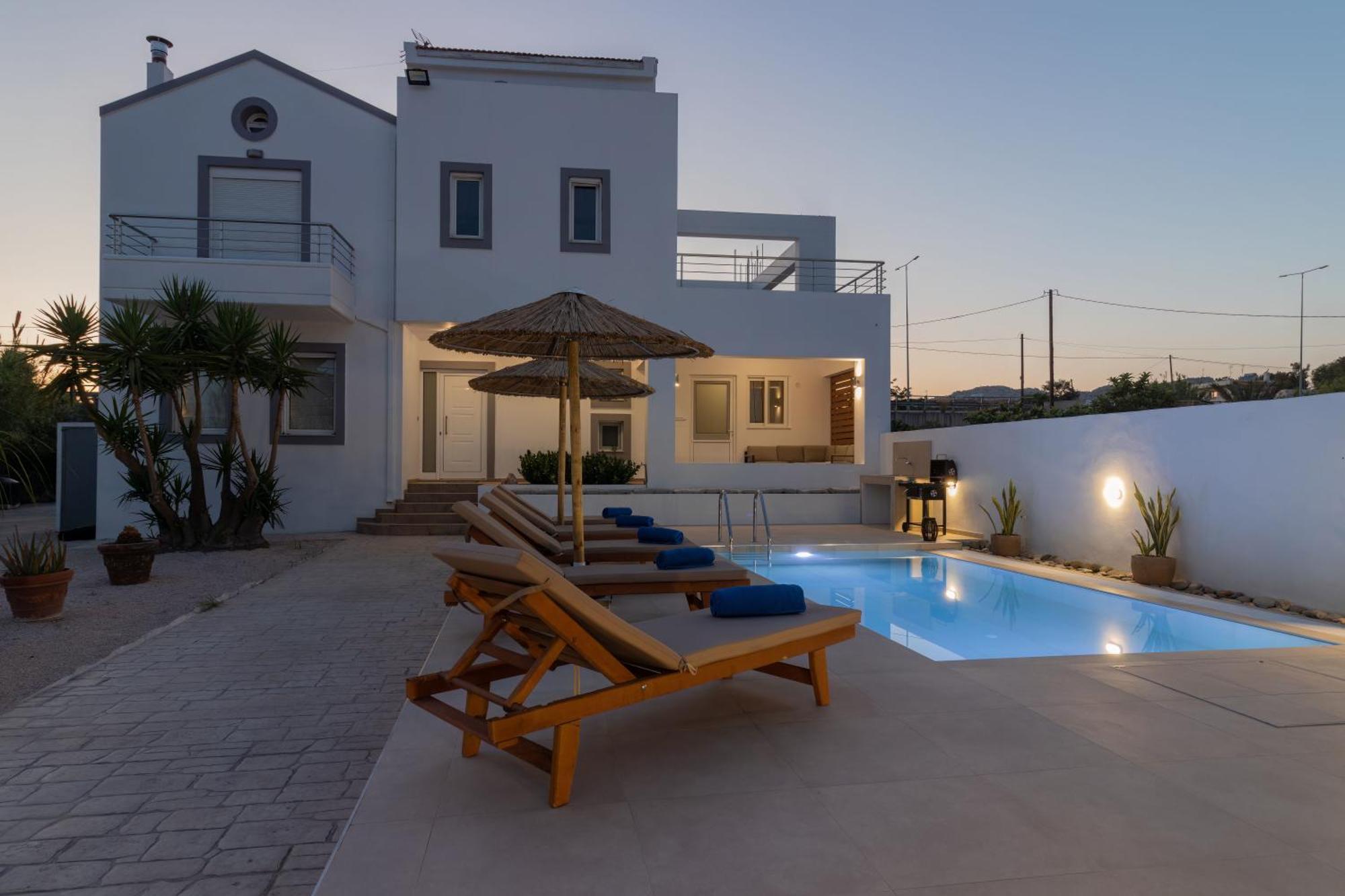 Summer Dream Villa Afantou Ngoại thất bức ảnh