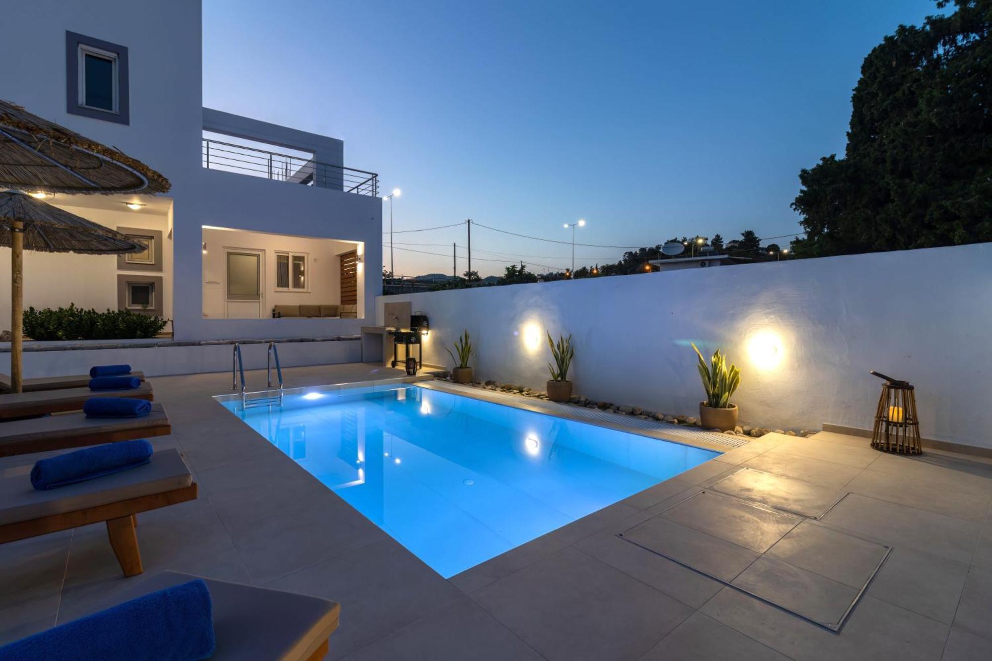 Summer Dream Villa Afantou Ngoại thất bức ảnh